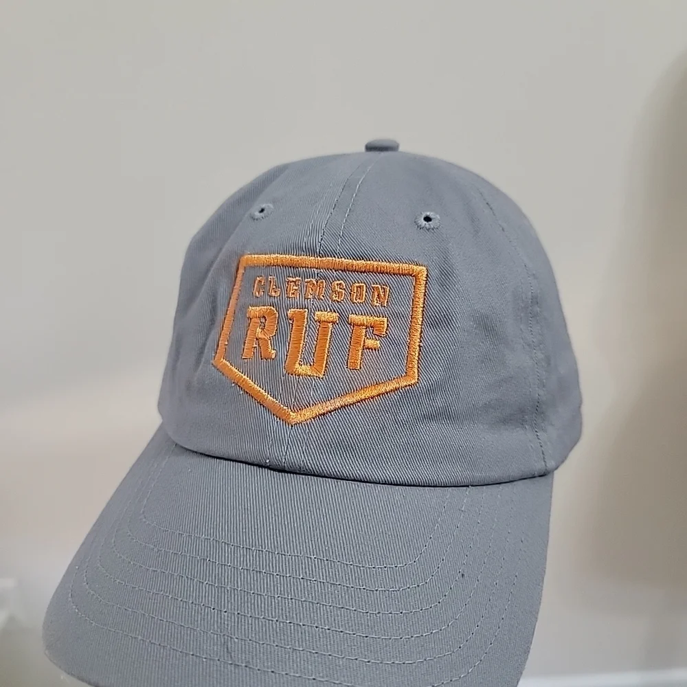 Clemson Ruf baseball cap with logo patch on the front.